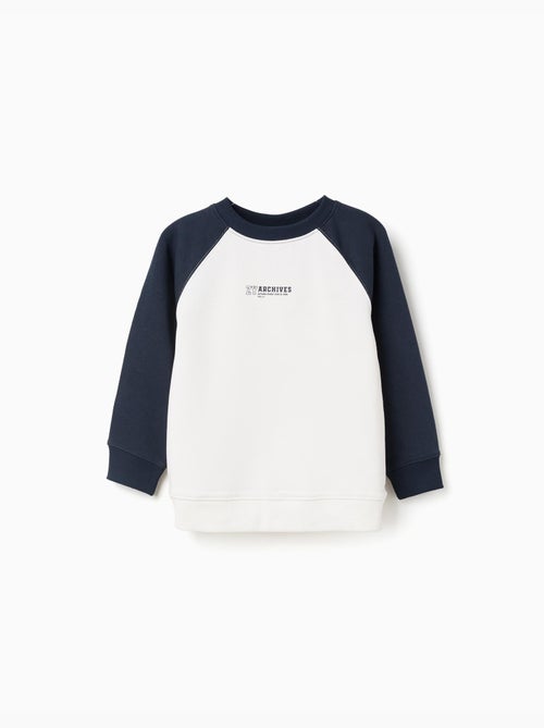 Sudadera con estampado ZY en el pecho - Kiabi