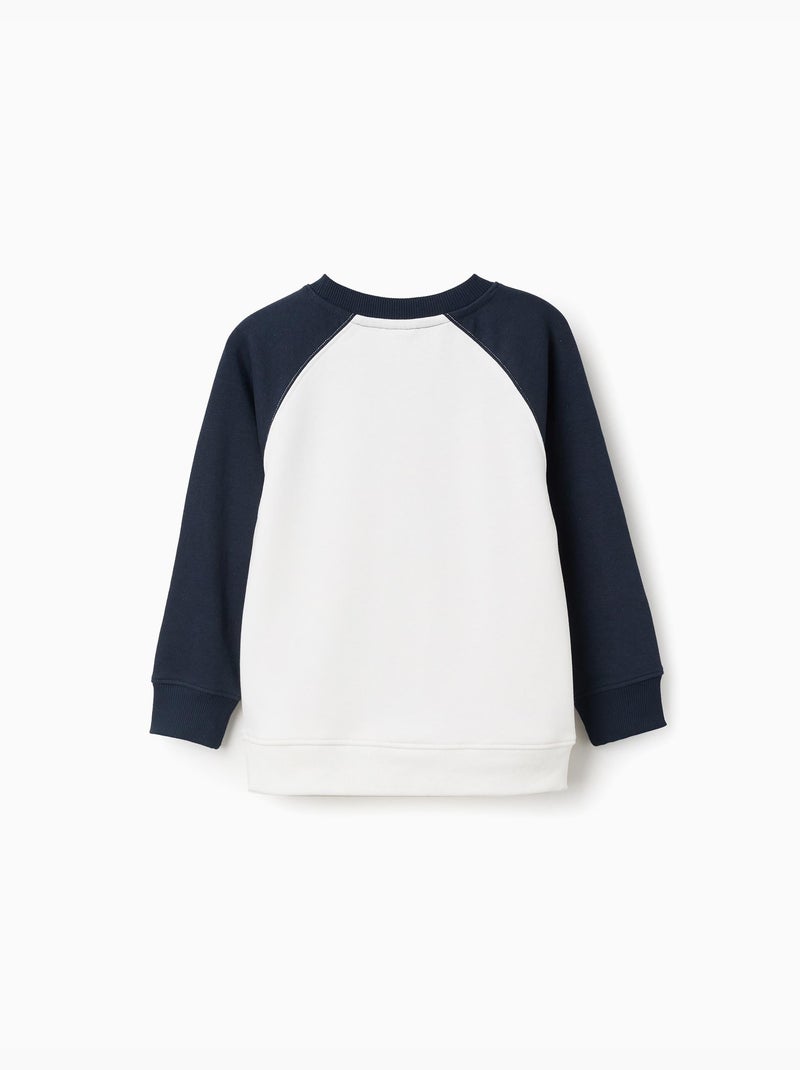 Sudadera con estampado ZY en el pecho Azul oscuro - Kiabi