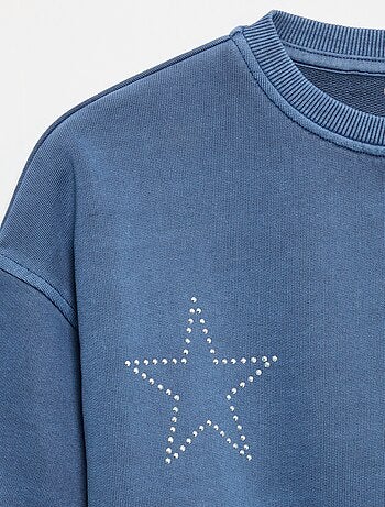 Sudadera con estrellas de strass
