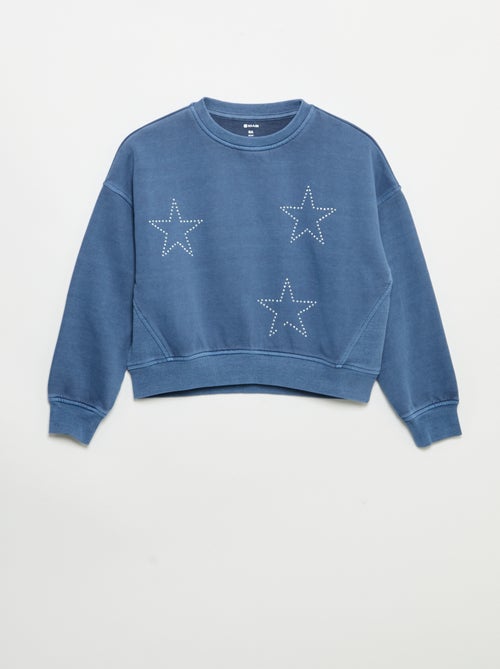 Sudadera con estrellas de strass - Kiabi