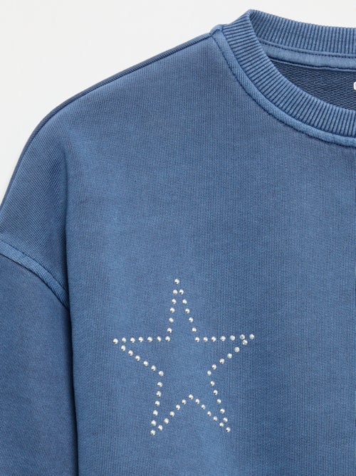 Sudadera con estrellas de strass - Kiabi