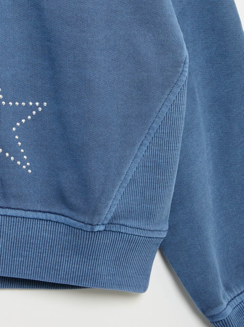 Sudadera con estrellas de strass - Kiabi