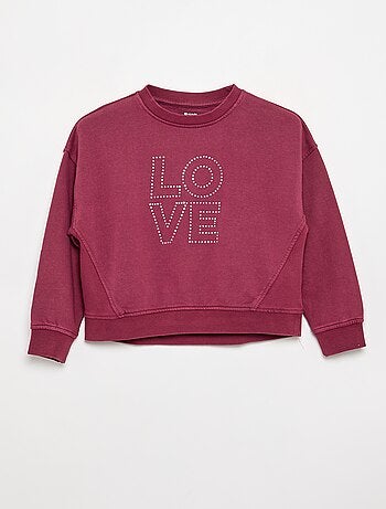 Sudadera con estrellas de strass
