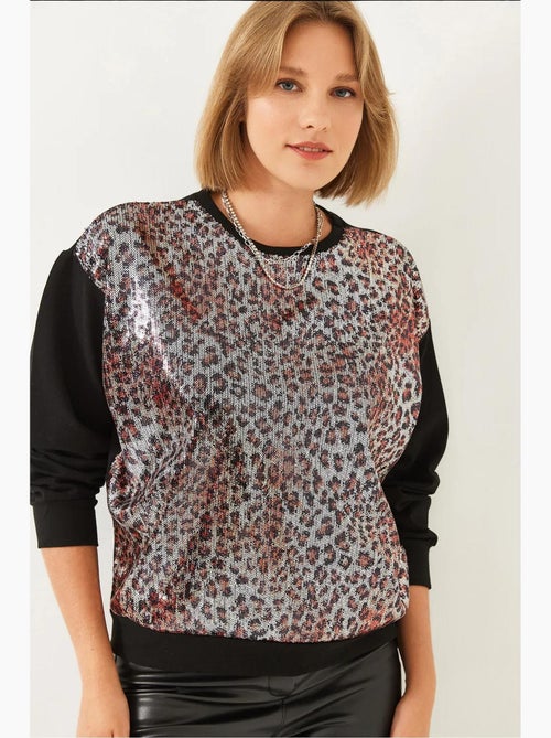Sudadera con lentejuelas lucci - Kiabi