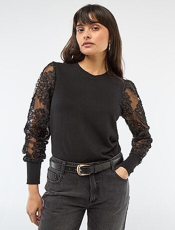 Sudadera con mangas caladas 'JDY'