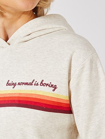 Sudadera con mensaje - Kiabi