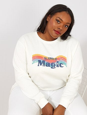 Sudadera con mensaje estampado - Kiabi