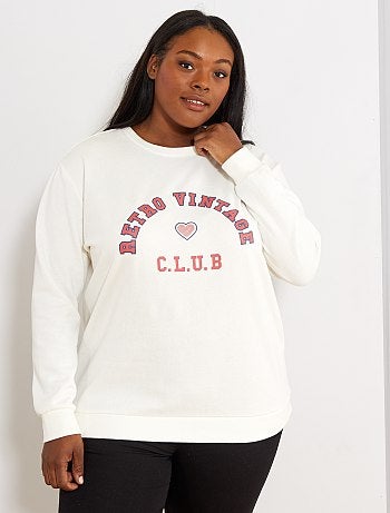 Sudadera con mensaje estampado - Kiabi