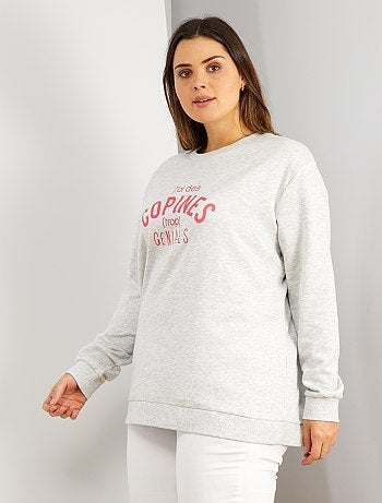 Sudadera con mensaje estampado - Kiabi