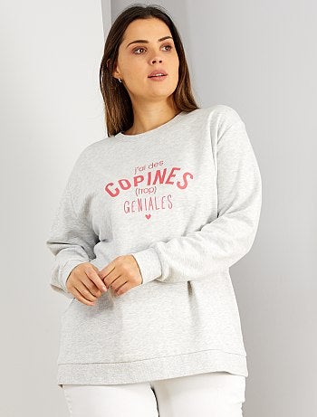 Sudadera con mensaje estampado - Kiabi