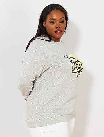 Sudadera con mensaje estampado - Kiabi