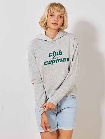 Sudadera con mensaje - Kiabi