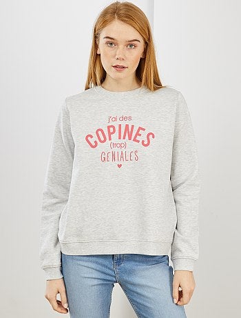 Sudadera con mensaje - Kiabi