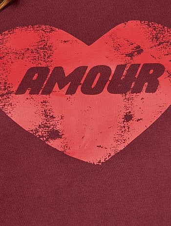 Sudadera con mensaje - Kiabi