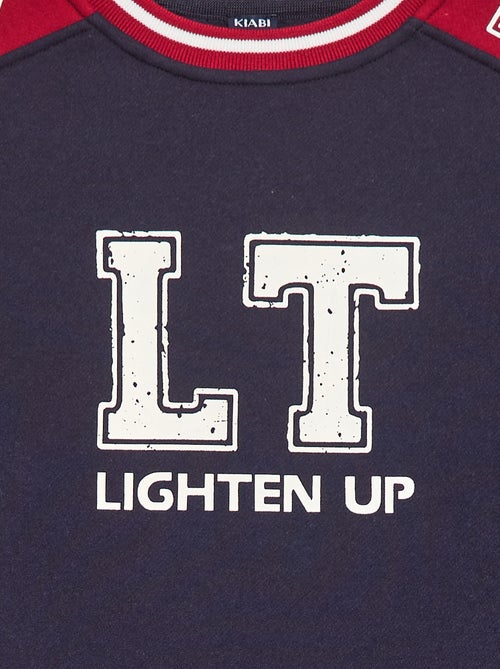 Sudadera con motivo bicolor - Kiabi