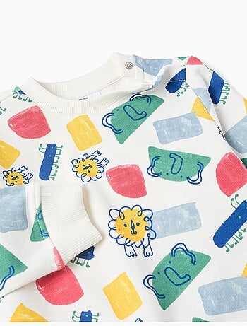 Sudadera con motivo + pantalón de chándal