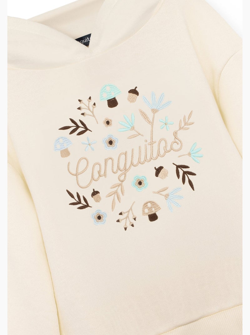 Sudadera conguitos Beige - Kiabi