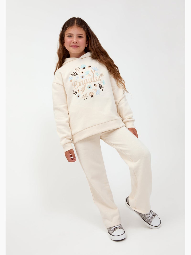 Sudadera conguitos Beige - Kiabi