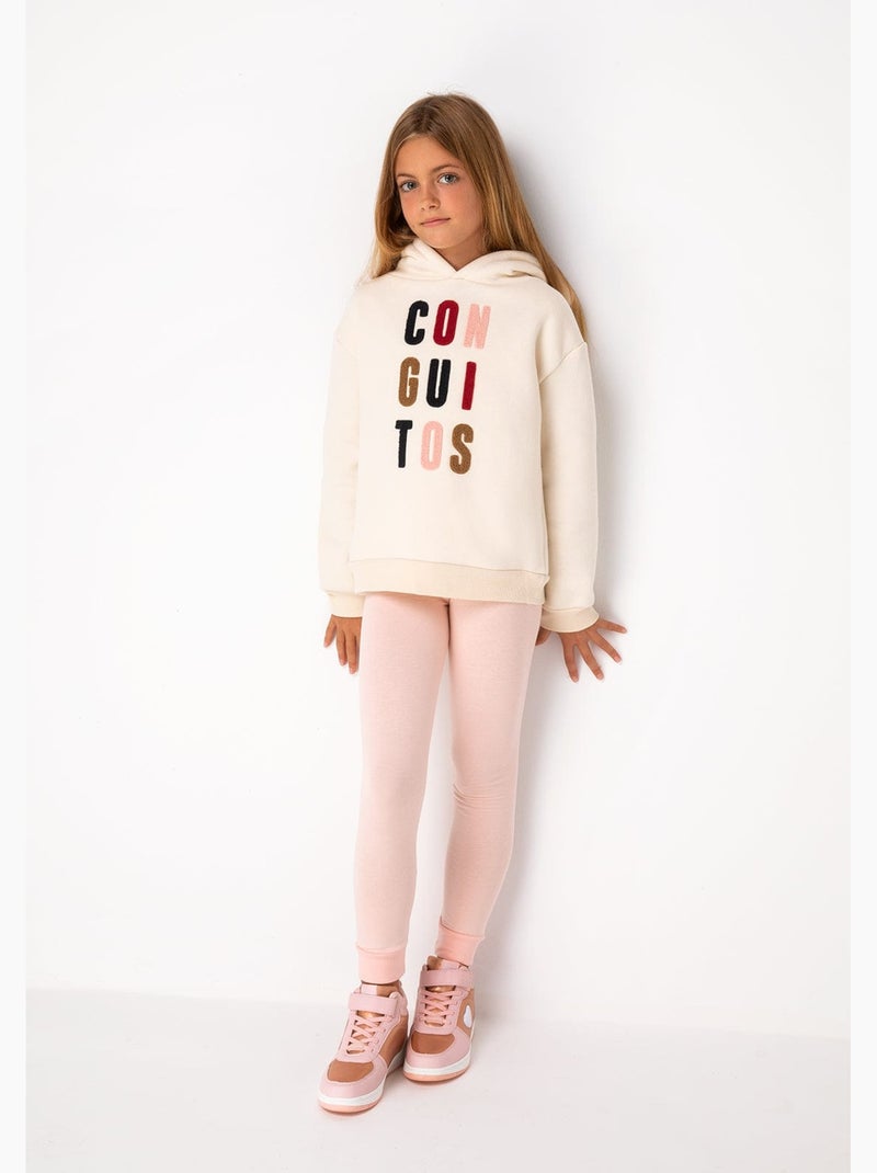Sudadera conguitos Beige - Kiabi