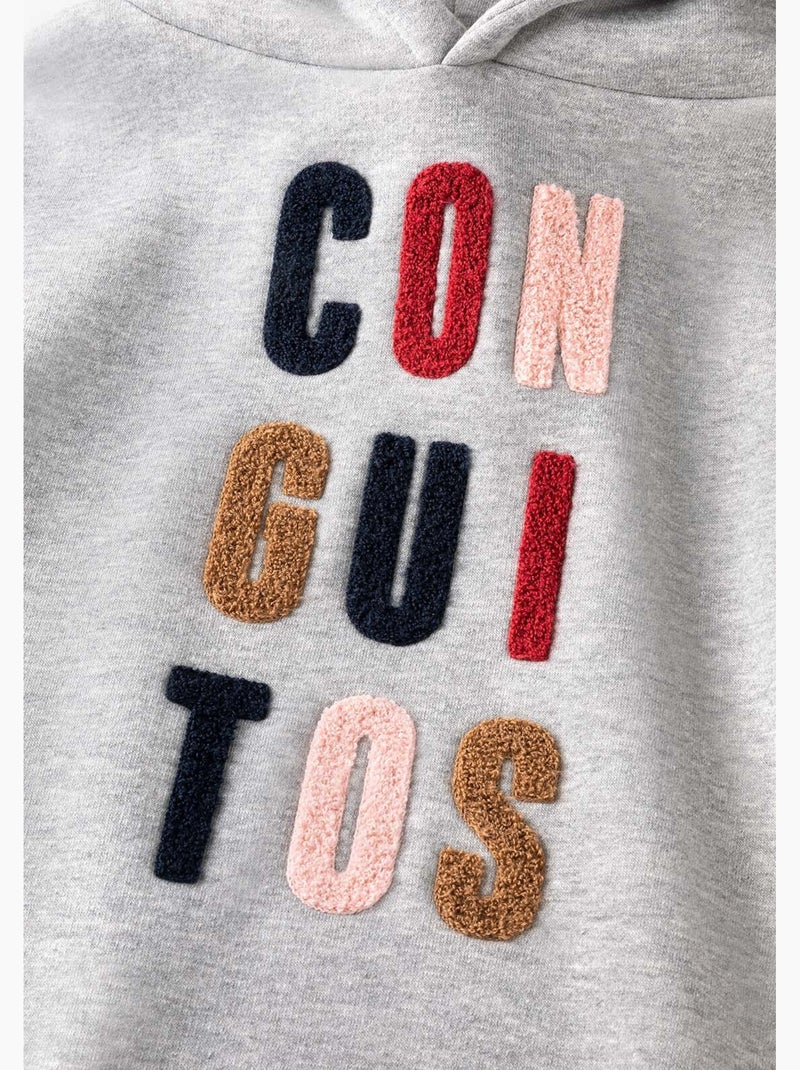 Sudadera conguitos Gris gris - Kiabi