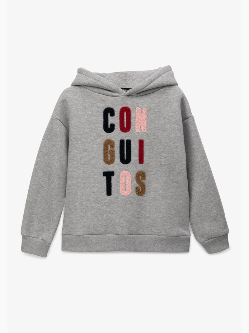 Sudadera conguitos Gris gris - Kiabi