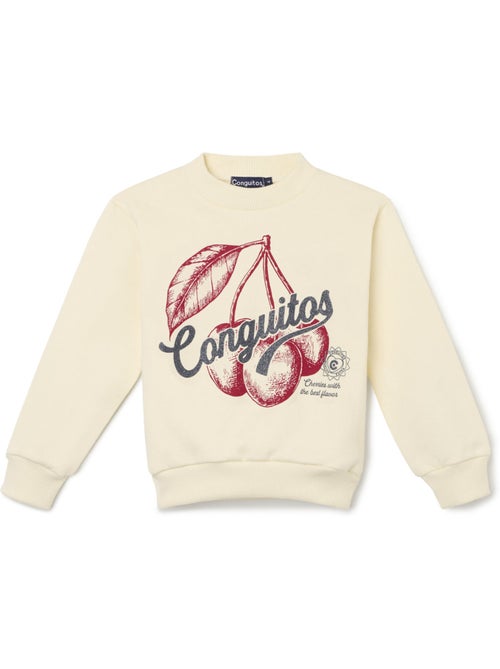 Sudadera conguitos logo cherry - Kiabi Sudadera conguitos logo cherry - Kiabi