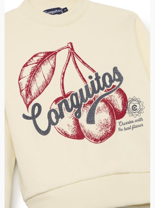 Sudadera conguitos logo cherry - Kiabi Sudadera conguitos logo cherry - Kiabi