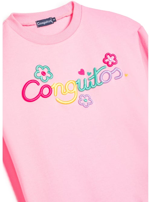 Sudadera conguitos logo frontal - Kiabi