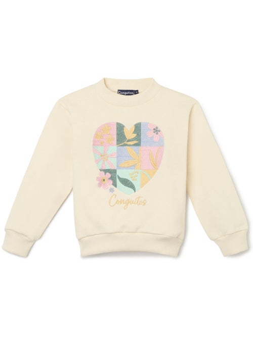 Sudadera conguitos logo heart - Kiabi Sudadera conguitos logo heart - Kiabi