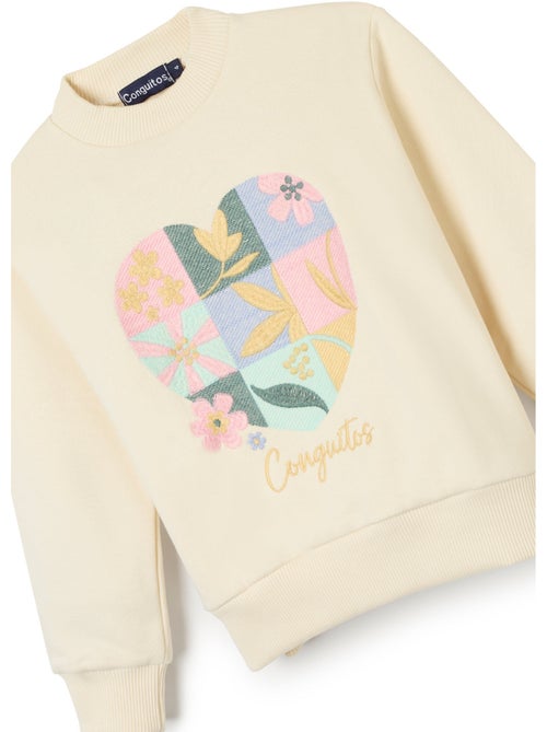 Sudadera conguitos logo heart - Kiabi Sudadera conguitos logo heart - Kiabi