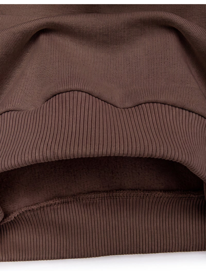 Sudadera conguitos Marrón - Kiabi
