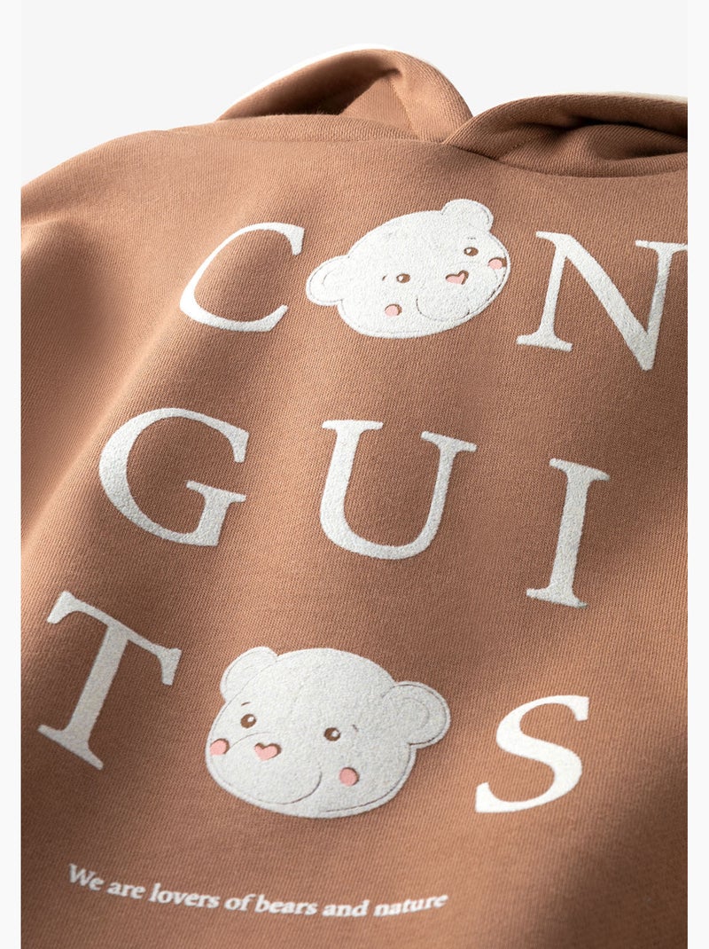 Sudadera Conguitos Marrón Niña Marrón - Kiabi