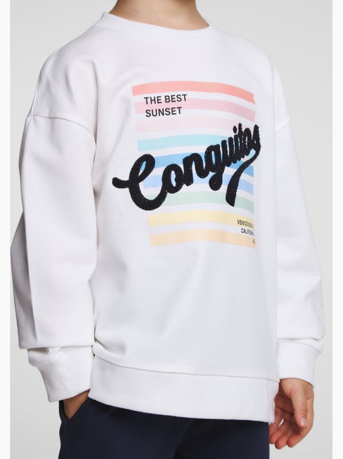 Sudadera conguitos minimalist - Kiabi Sudadera conguitos minimalist - Kiabi