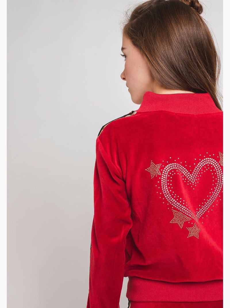 Sudadera conguitos Rojo - Kiabi