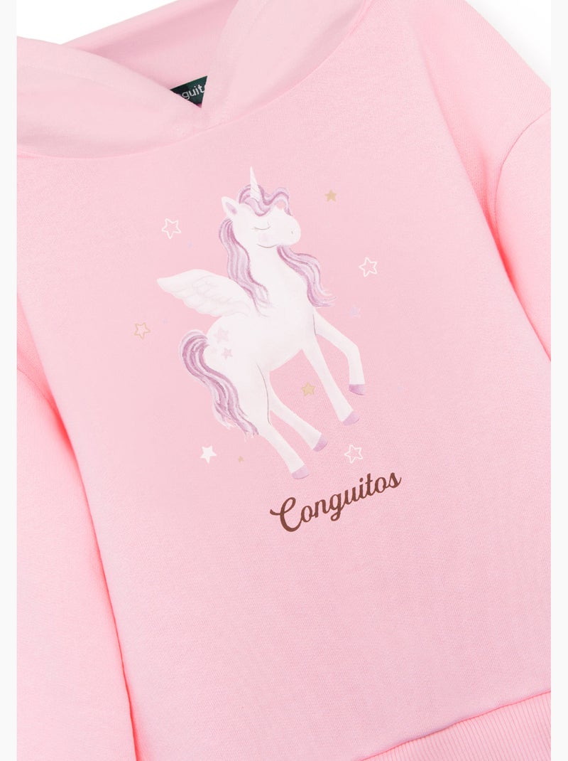 Sudadera conguitos Rosa - Kiabi