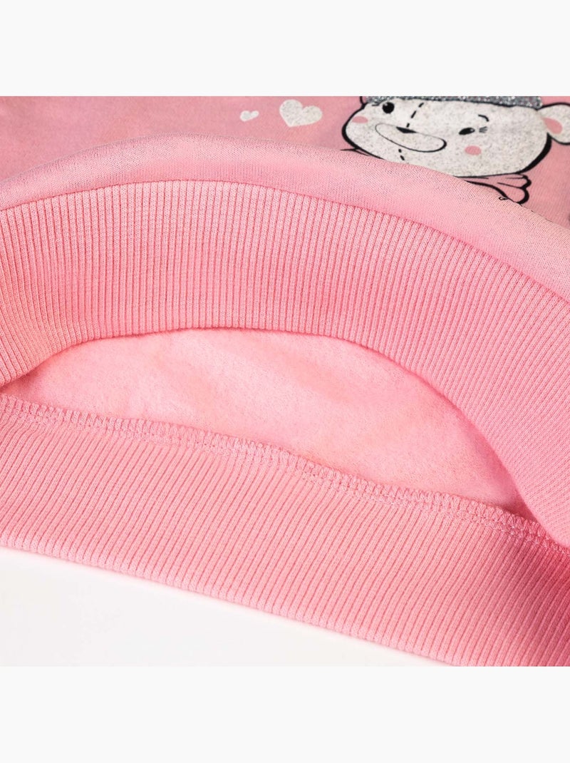 Sudadera conguitos Rosa - Kiabi