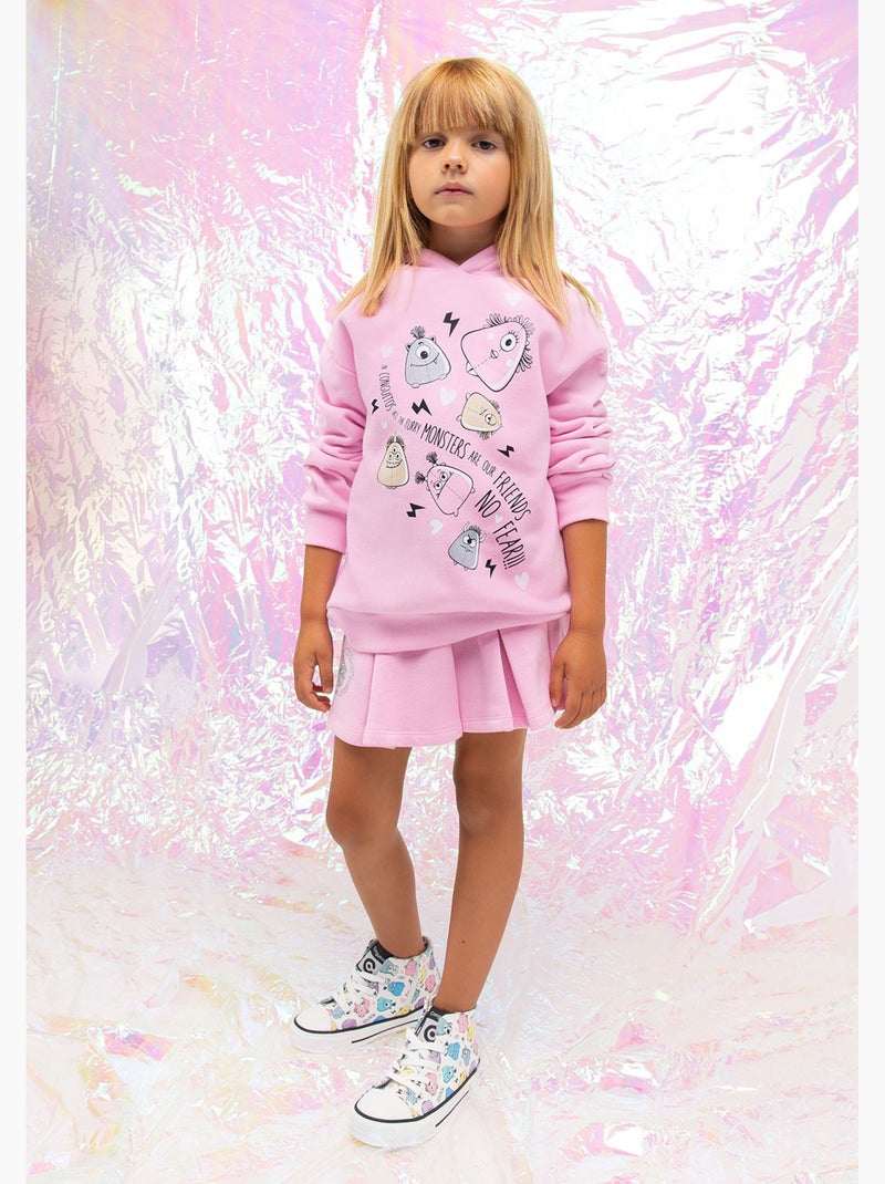 Sudadera conguitos Rosa - Kiabi