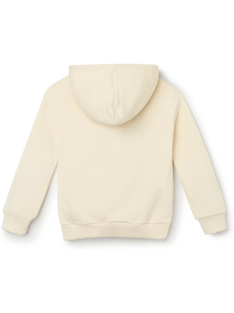 Sudadera conguitos sudadera con logo animado Beige - Kiabi