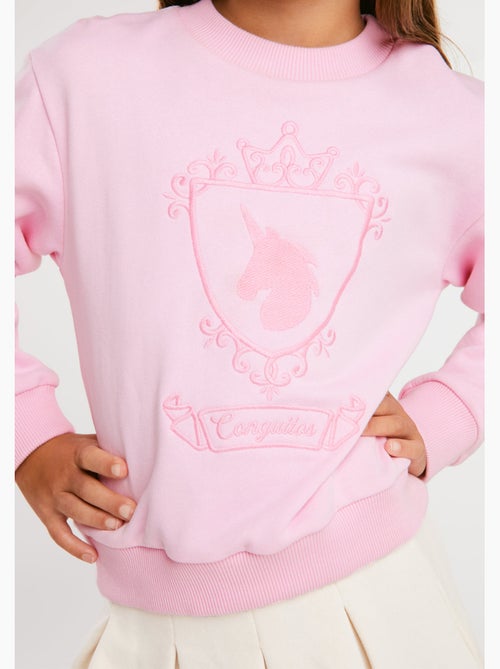 Sudadera conguitos sudadera unicornio - Kiabi