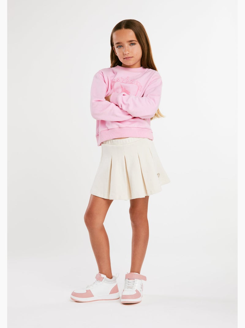 Sudadera conguitos sudadera unicornio Rosa - Kiabi