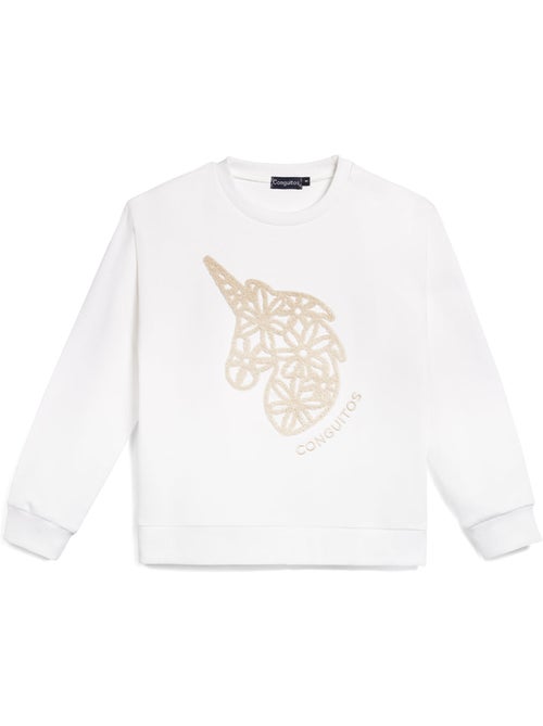 Sudadera conguitos unicorn - Kiabi