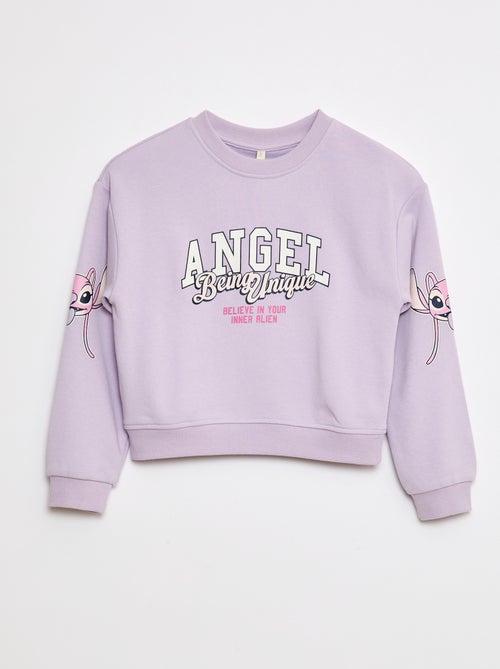 Sudadera corta 'Stitch' - Kiabi