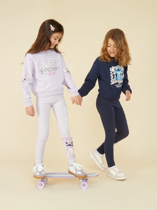 Sudadera corta 'Stitch' - Kiabi