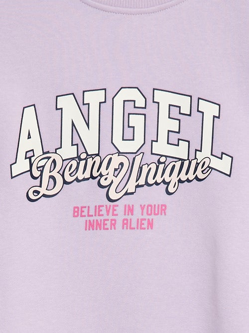 Sudadera corta 'Stitch' - Kiabi