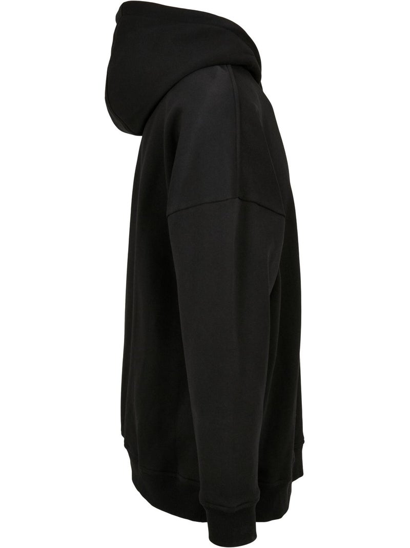 Sudadera cortada para hombre - build your brand Negro - Kiabi