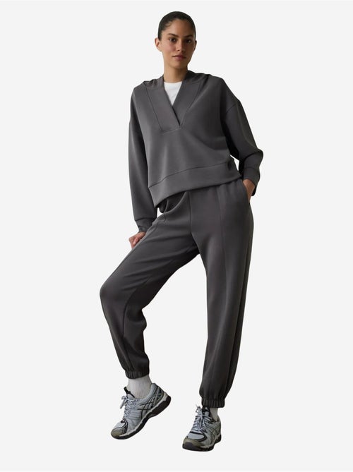 Sudadera crop con capucha de modal penti - Kiabi Sudadera crop con capucha de modal penti - Kiabi