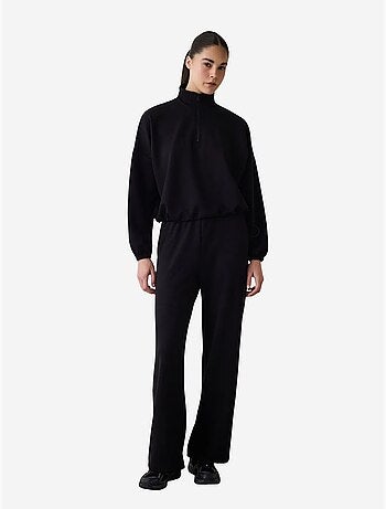 Sudadera crop con cuello alto silky feel penti