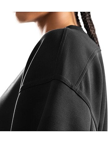 Sudadera crop entrenamiento mujer fitness mujer studio