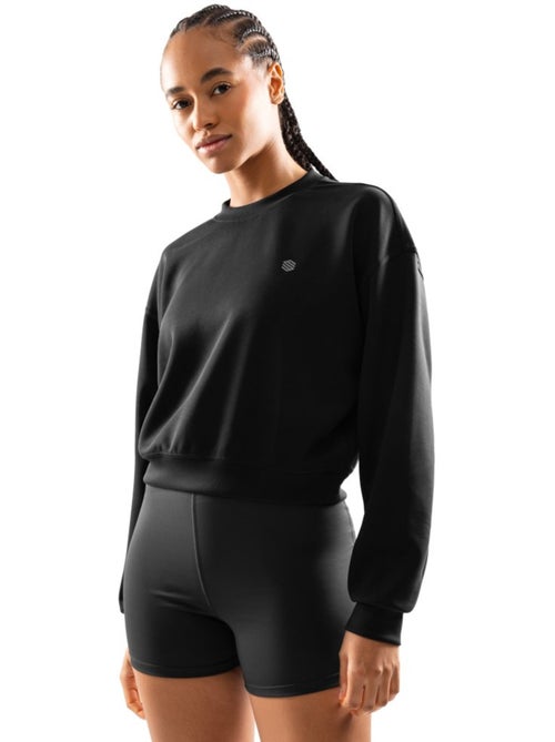 Sudadera crop entrenamiento mujer fitness mujer studio - Kiabi