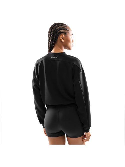 Sudadera crop entrenamiento mujer fitness mujer studio - Kiabi